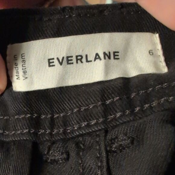 Everlane The Utility Pant In Buttersoft Black Size 6 - Picture 4 of 13